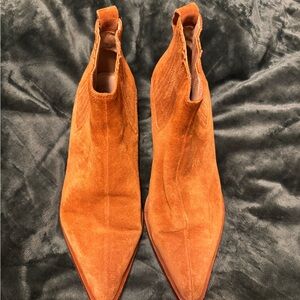 Rag & Bone Tan Suede Ankle Boots